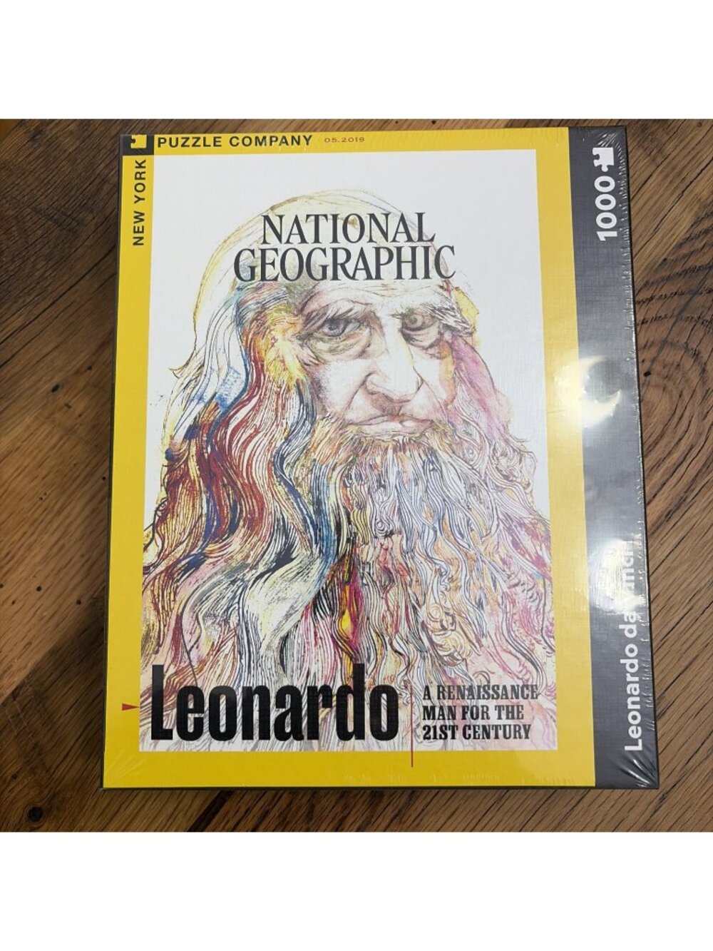 National Geographic Cover Leonardo Da Vinci 1000 Piece Jigsaw Puzzle Sealed